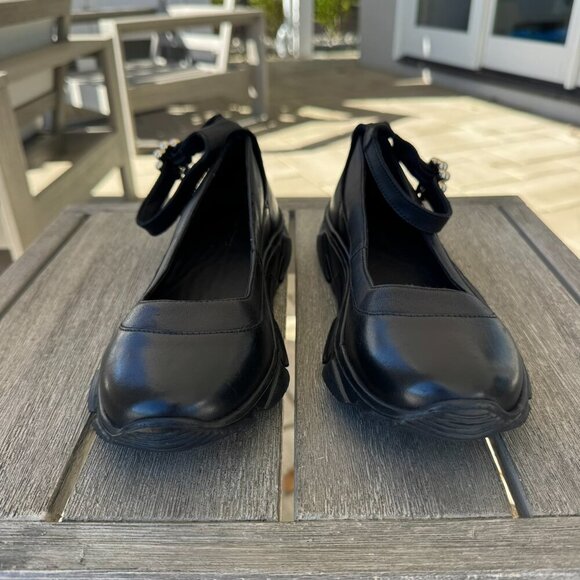 Free People Adventure Ballet Sneaker Black 8 - Picture 4 of 13